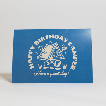Happy Campers Birthday Card