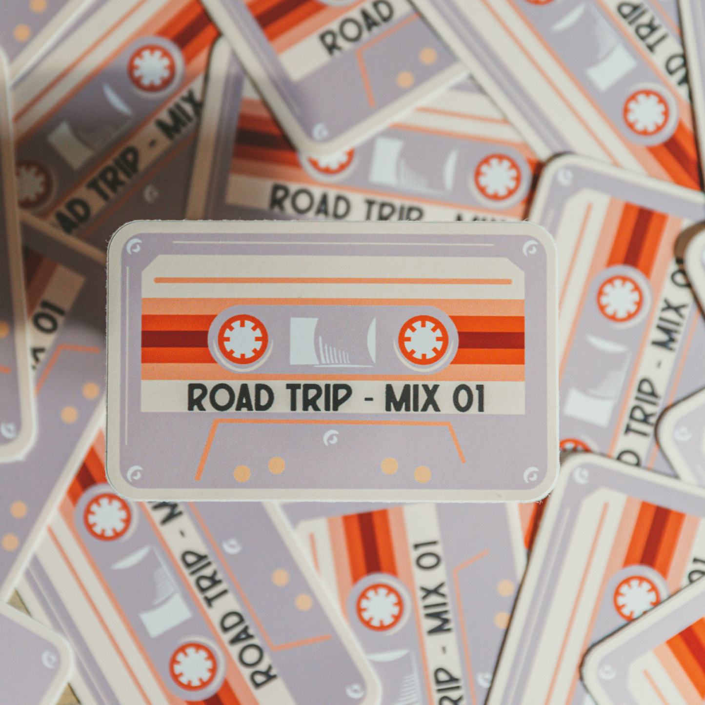'Road Trip - Mix 01' Sticker