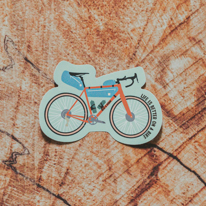 Bike packing Cycling Sticker