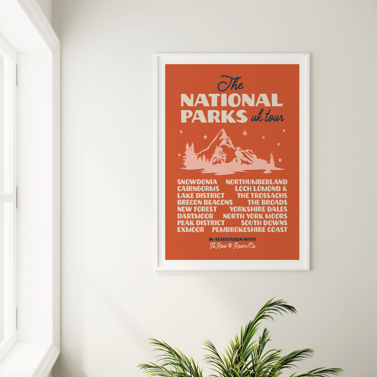UK National Parks Tour Print