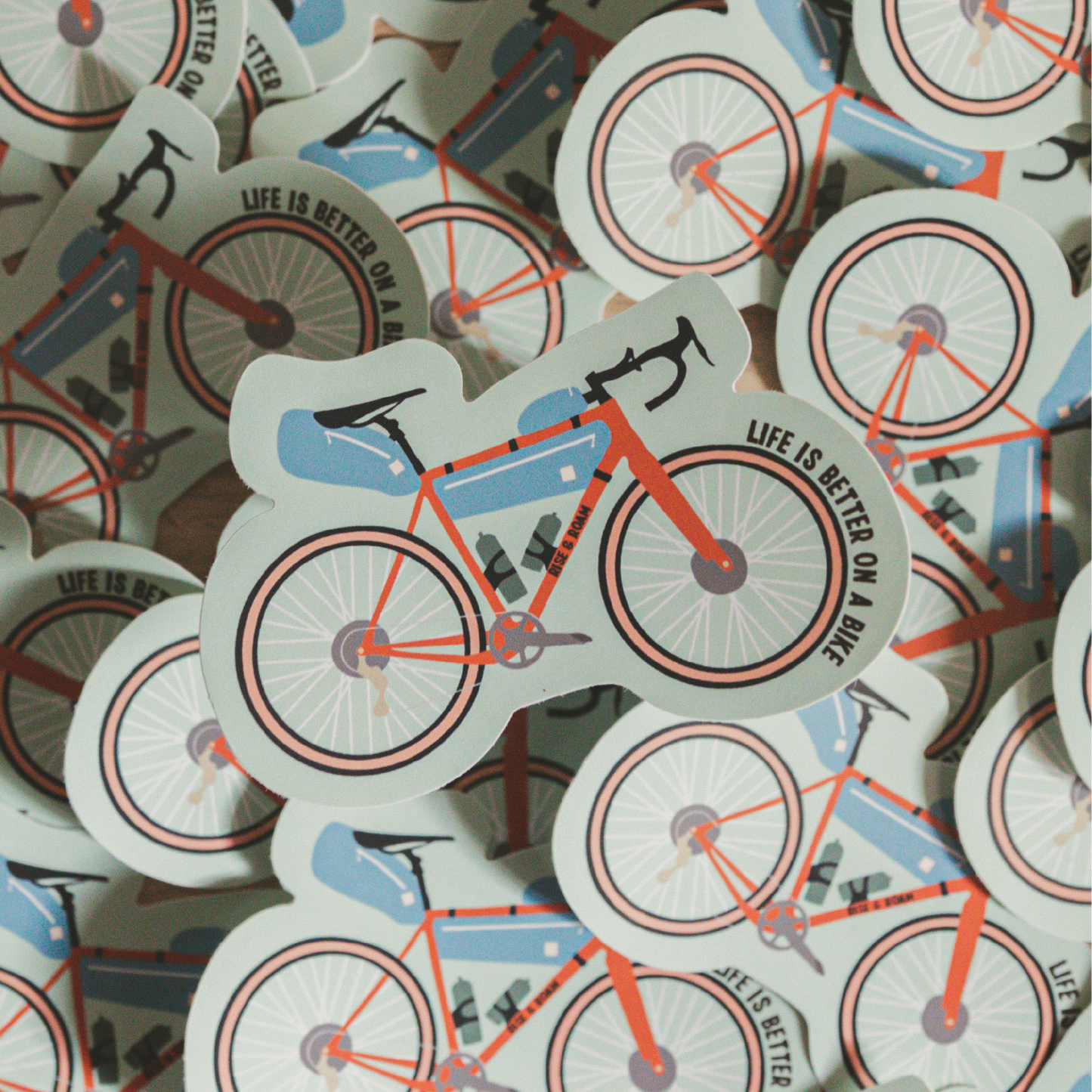 Bike packing Cycling Sticker