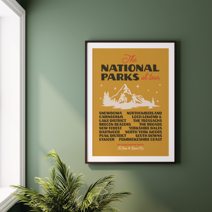 UK National Parks Tour Print