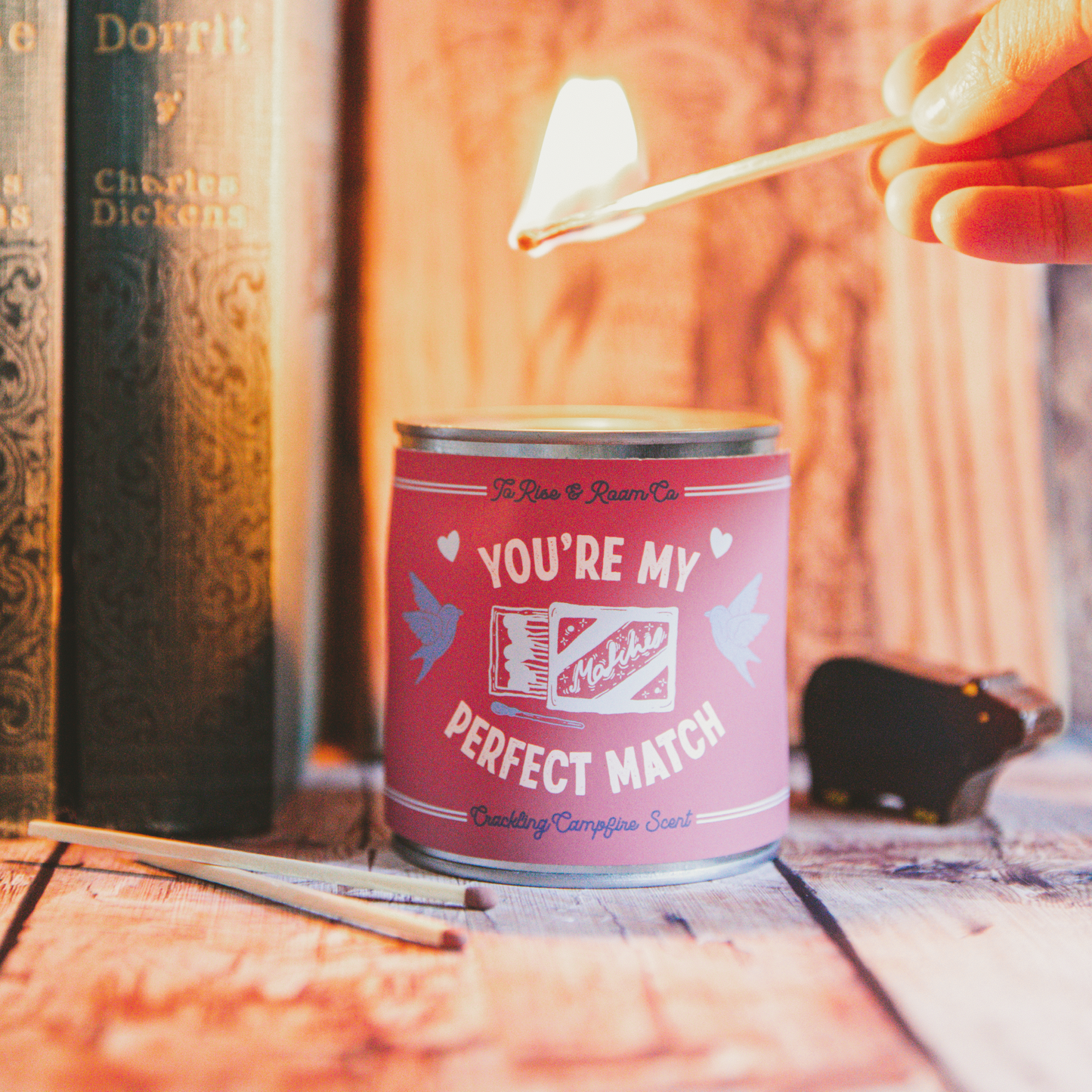 The Perfect Match Soy Wax Valentines Candle